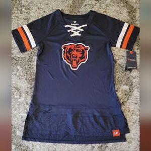 Fanatics Chicago Bears Lace-Up Jersey Shirt